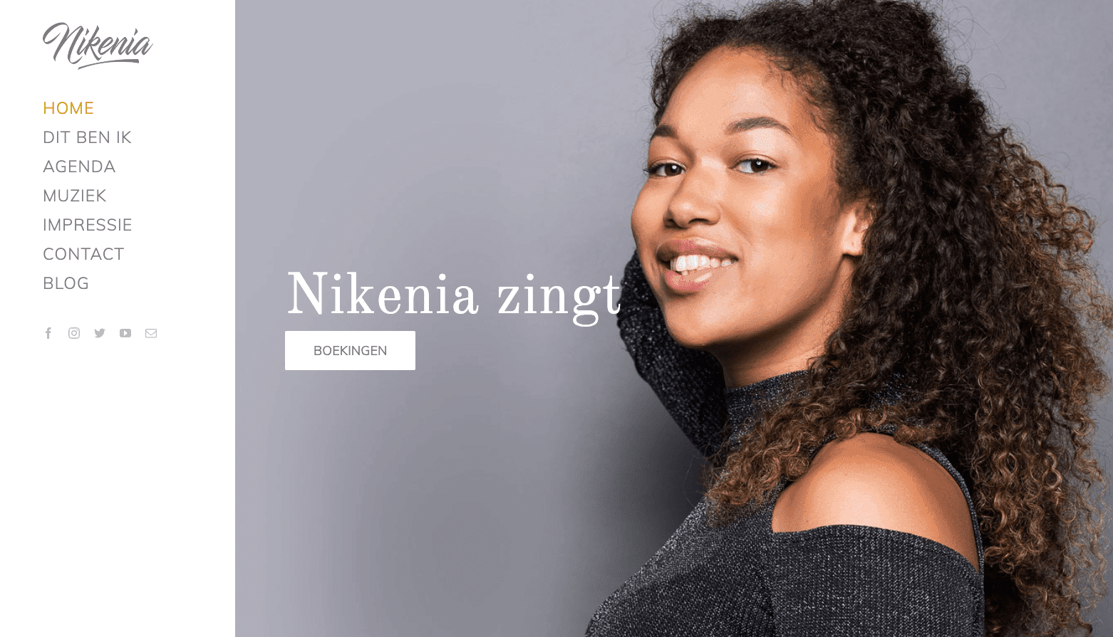 Website Nikenia door Kneh